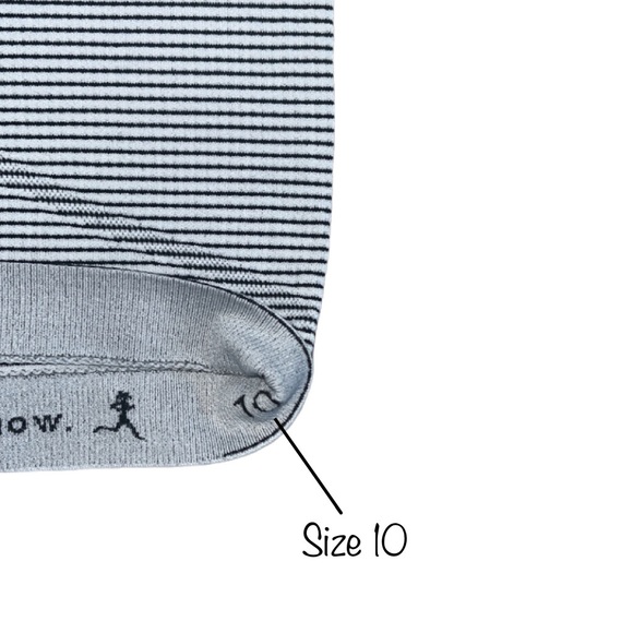 Lululemon Swiftly Tech Striped Black & White Tank Size 10 Workout Shirt Women’s - Picture 5 of 10